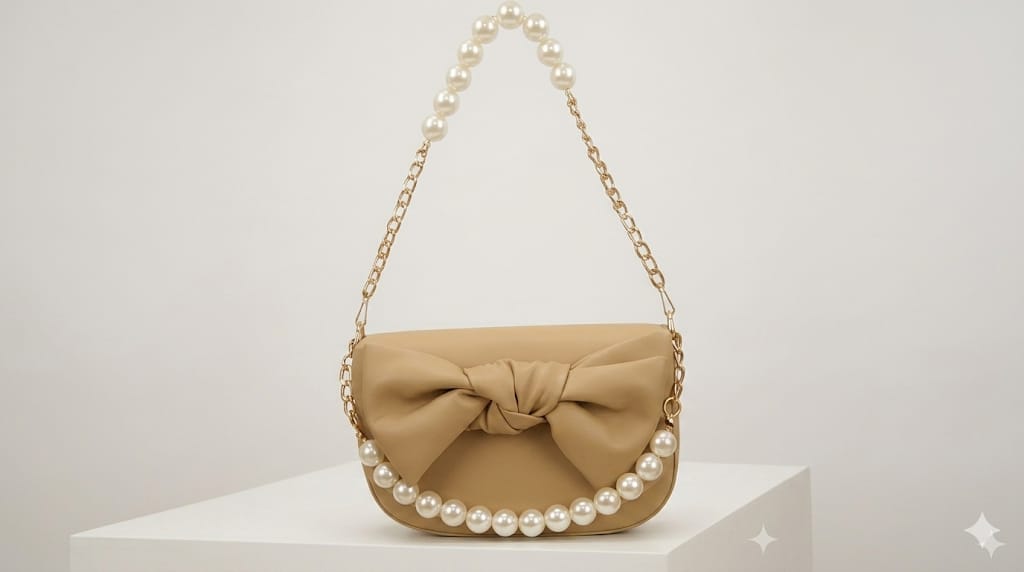 TIE LEATHER BAG