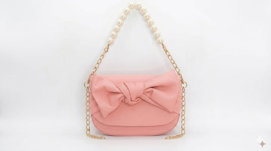 TIE LEATHER BAG