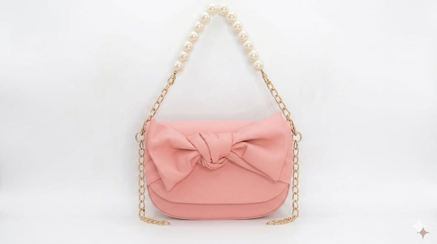 TIE LEATHER BAG