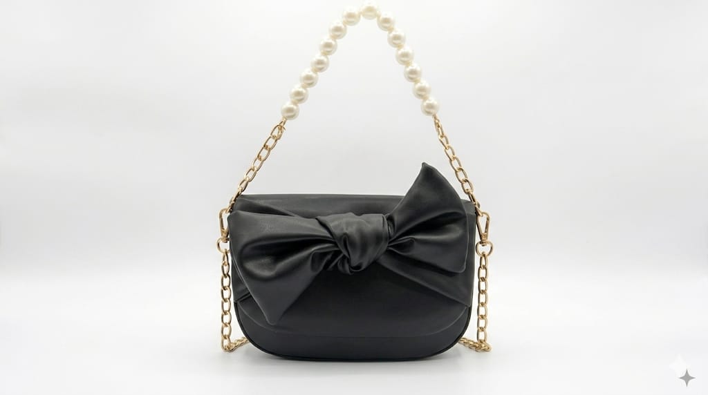 TIE LEATHER BAG