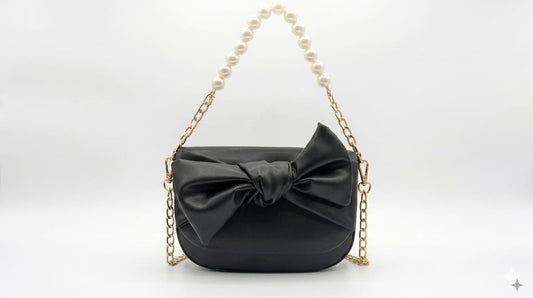 TIE LEATHER BAG