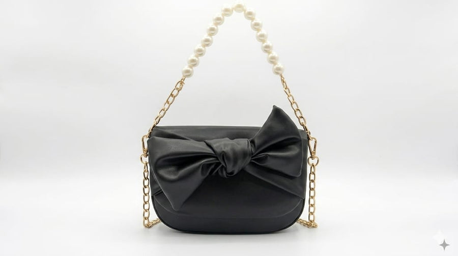 TIE LEATHER BAG