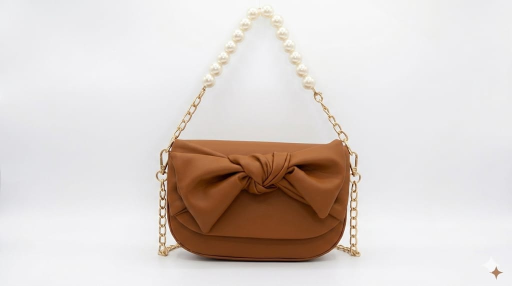 TIE LEATHER BAG