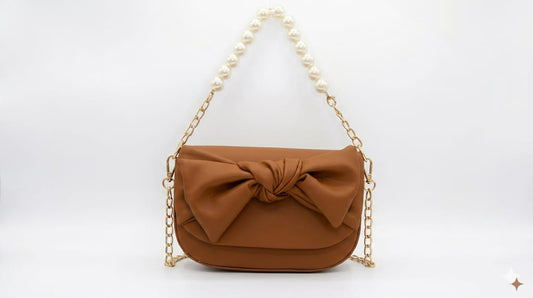 TIE LEATHER BAG
