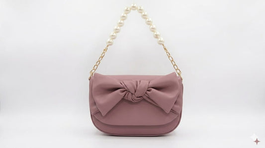 TIE LEATHER BAG