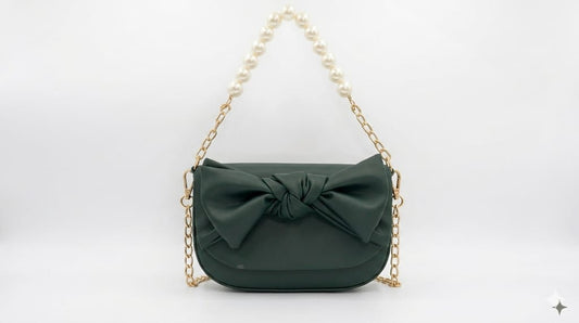TIE LEATHER BAG