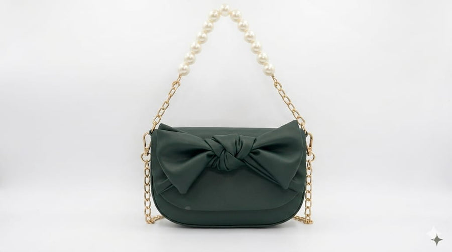 TIE LEATHER BAG