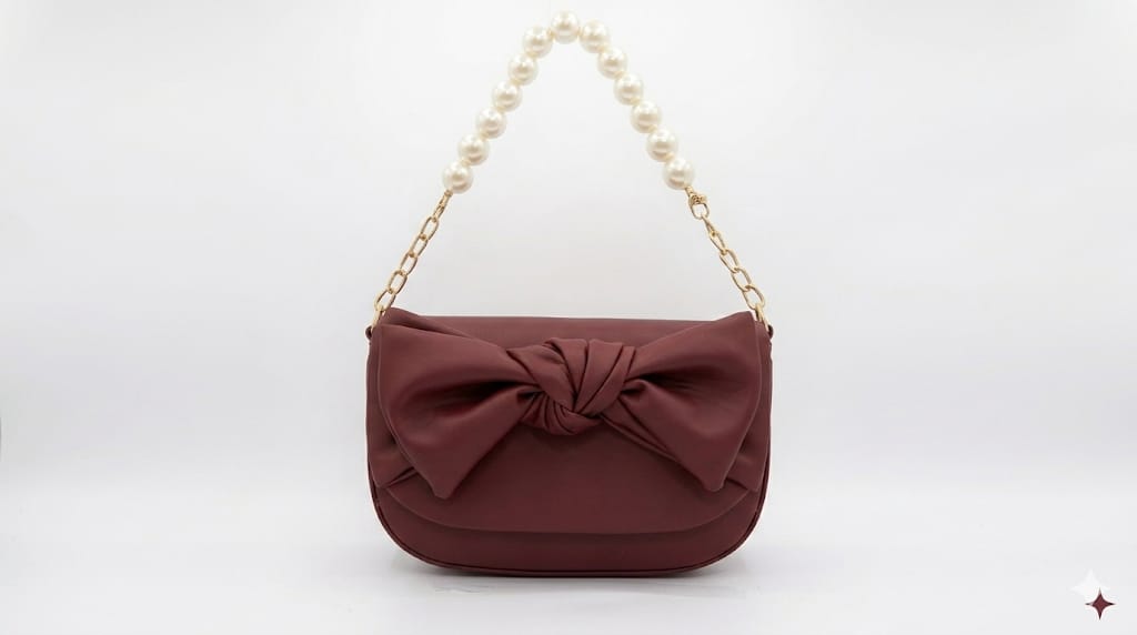 TIE LEATHER BAG