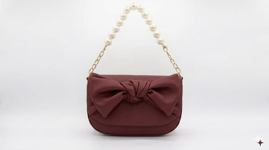 TIE LEATHER BAG
