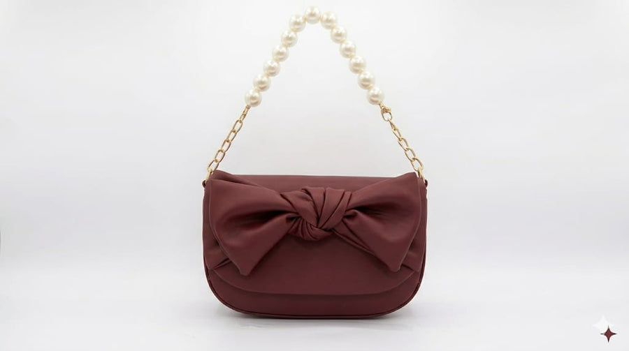 TIE LEATHER BAG
