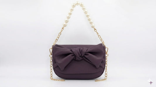 TIE LEATHER BAG